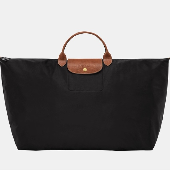 Longchamp Handbags - Longchamp LE PLIAGE ORIGINAL TRAVEL BAG in Black
